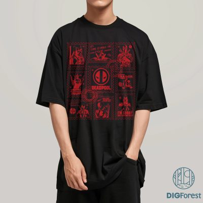Deadpool 3 Doodle Art Shirt, Deadpool Wade Wilson Shirt, Deadpool Movie Shirt, Ryan Reynolds Hugh Jackman Shirt, Superhero X-Men Shirt