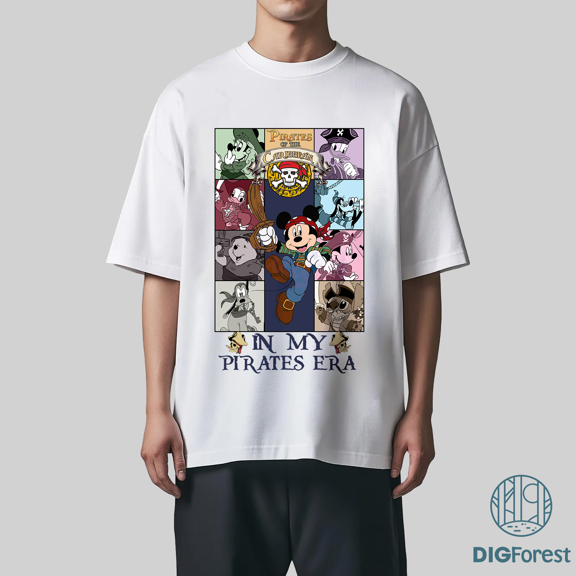 Vintage Mickey and Friends In My Pirates Era Shirt – Disney Pirates of the Caribbean Tee