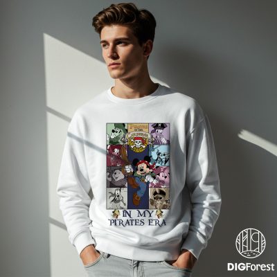 Vintage Mickey and Friends In My Pirates Era Shirt – Disney Pirates of the Caribbean Tee Vintage Mickey and Friends In My Pirates Era Shirt – Disney Pirates of the Caribbean Tee