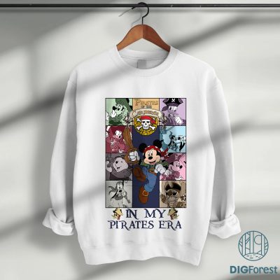 Vintage Mickey and Friends In My Pirates Era Shirt – Disney Pirates of the Caribbean Tee Vintage Mickey and Friends In My Pirates Era Shirt – Disney Pirates of the Caribbean Tee