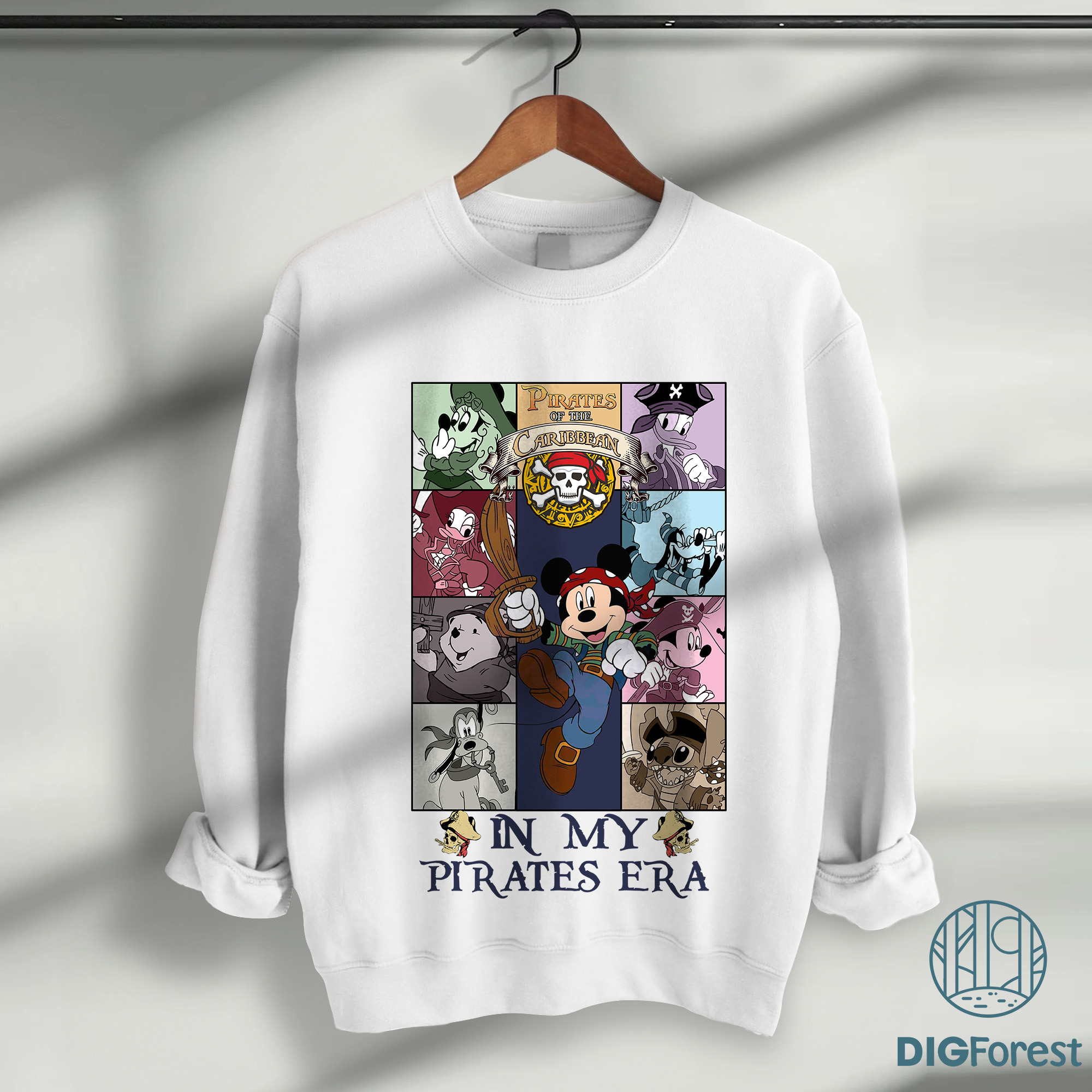 Vintage Mickey and Friends In My Pirates Era Shirt – Disney Pirates of the Caribbean Tee Vintage Mickey and Friends In My Pirates Era Shirt – Disney Pirates of the Caribbean Tee