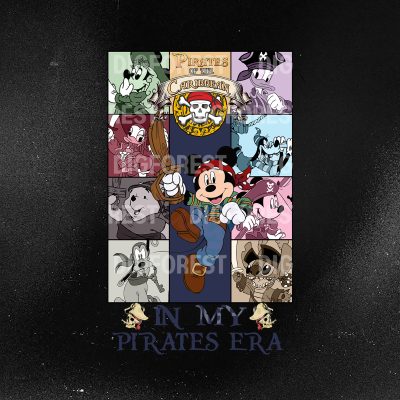 Vintage Mickey and Friends In My Pirates Era Shirt – Disney Pirates of the Caribbean Tee Vintage Mickey and Friends In My Pirates Era Shirt – Disney Pirates of the Caribbean Tee