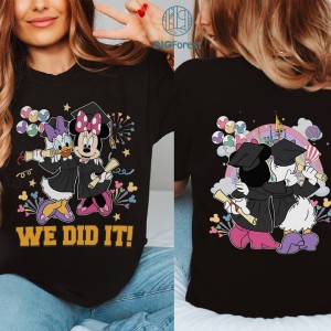 Disney Minnie and Daisy Bestie Graduate Shirt | Minnie Graduation 2024 Shirt | Gift For Grad, Disneyland Grad Trip Shirt