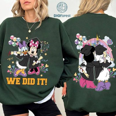 Disney Minnie and Daisy Bestie Graduate Shirt | Minnie Graduation 2024 Shirt | Gift For Grad, Disneyland Grad Trip Shirt Disney Minnie and Daisy Bestie Graduate Shirt | Minnie Graduation 2024 Shirt | Gift For Grad, Disneyland Grad Trip Shirt