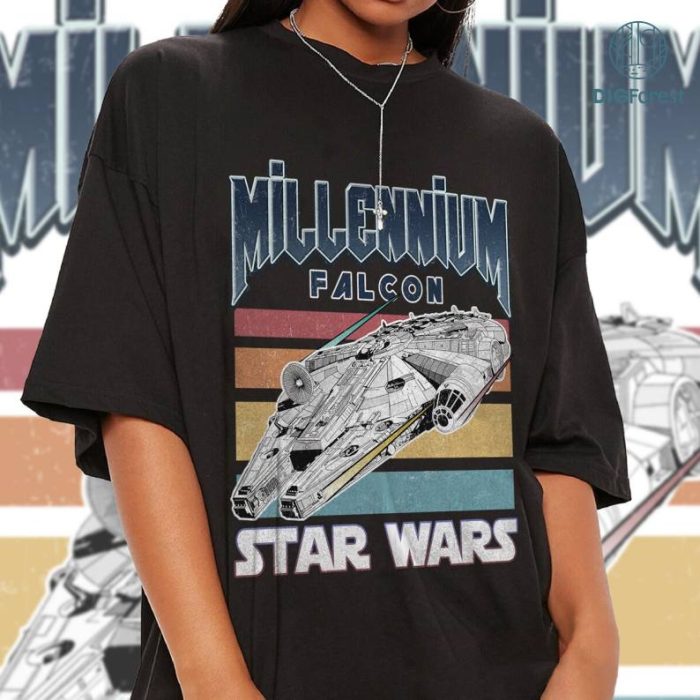 Vintage Millennium Falcon Fly Casual 1977 Shirt, Starwars Millennium Falcon Tee, Galaxy's Edge Shirt, Millennium Falcon Shirt, Starwars Day