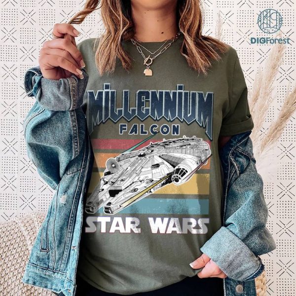 Vintage Millennium Falcon Fly Casual 1977 Shirt, Starwars Millennium Falcon Tee, Galaxy's Edge Shirt, Millennium Falcon Shirt, Starwars Day