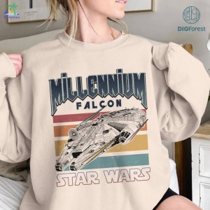 Vintage Millennium Falcon Fly Casual 1977 Shirt, Starwars Millennium Falcon Tee, Galaxy's Edge Shirt, Millennium Falcon Shirt, Starwars Day