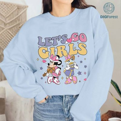 Disney Let's Go Girls Minnie Daisy PNG, IBest Friends Minnie Daisy Shirt, Disneyland Girl Trip, Western Country Music, Bestie Trip Shirt