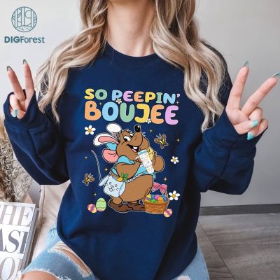 Disney Cinderella Gus Gus Easter PNG, Gus Gus So Peepin' Boujee, Easter Bunny Shirt, Disneyland Gus Gus Shirt, Magic Kingdom Easter Shirt
