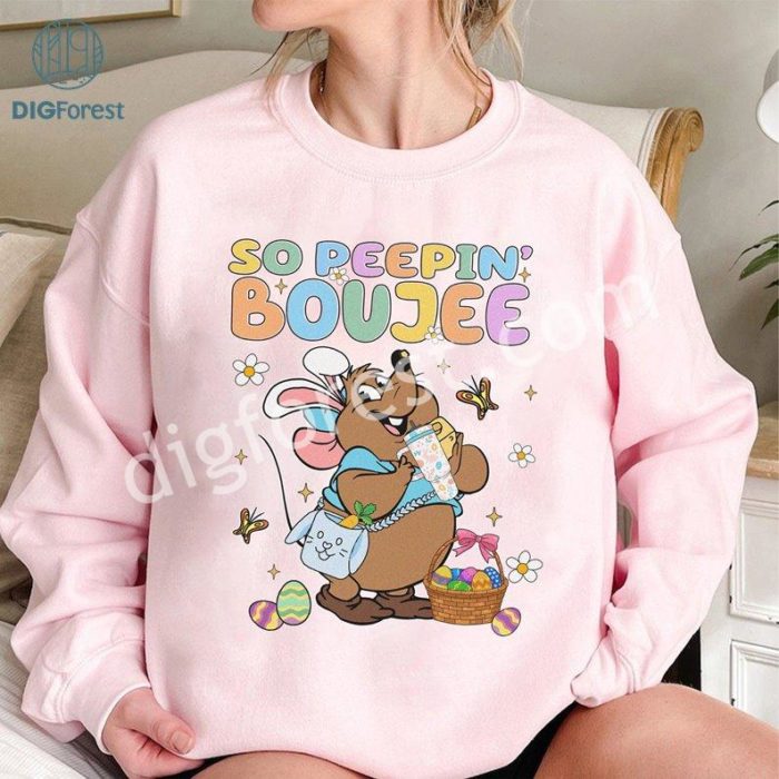 Disney Cinderella Gus Gus Easter PNG, Gus Gus So Peepin' Boujee, Easter Bunny Shirt, Disneyland Gus Gus Shirt, Magic Kingdom Easter Shirt