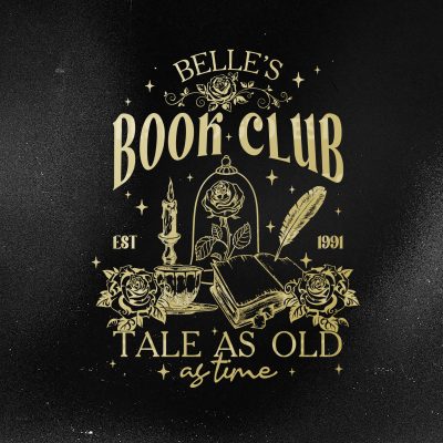 Disney Vintage Retro Rock Tale as Old As Time Belle's Book Shop Shirt | Beauty And the Beast Belle Princess Tee | Disneyland Princess Shirt