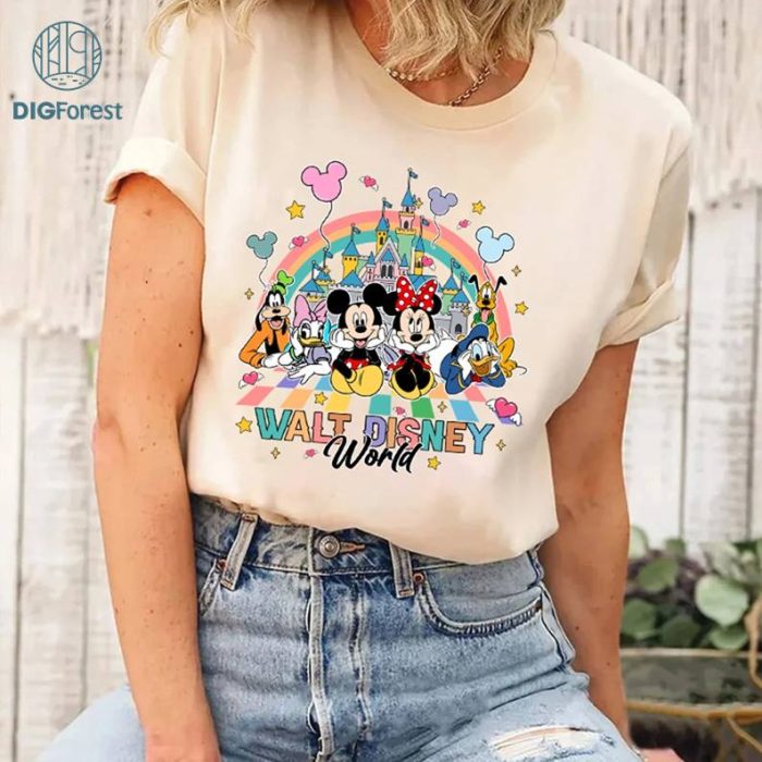 DisneyWorld Comfort Colors Shirt, Vintage Disneyworld Shirt, Mickey And Friends Shirt, Retro DisneyWorld Shirt, DisneyWorld 2024 Trip Shirt