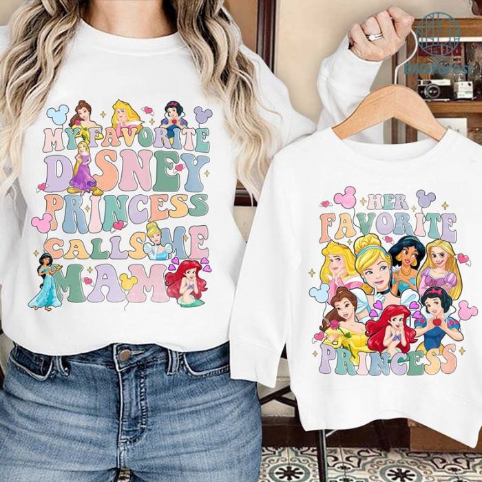 Disney My favorite Princess Calls Me Mama Shirt, In My Disneymom Era Shirt, Disneyland Vacation Shirt, Disneyland Mom Shirt, Mothers Day Shirt