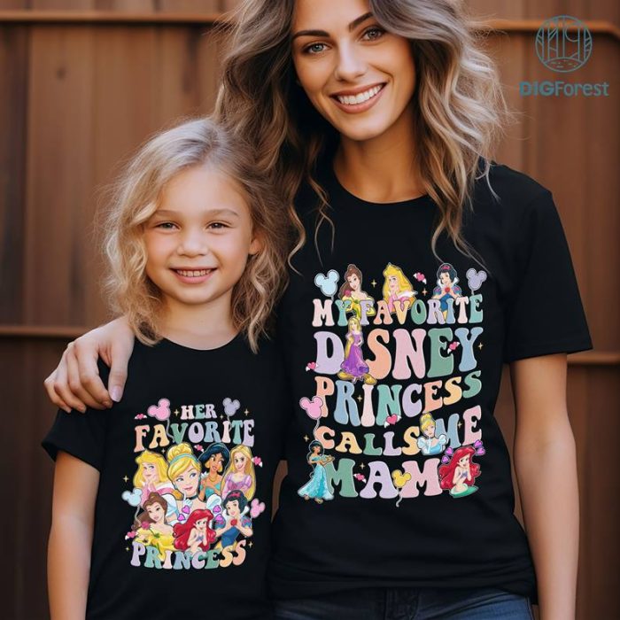 Disney My favorite Princess Calls Me Mama Shirt, In My Disneymom Era Shirt, Disneyland Vacation Shirt, Disneyland Mom Shirt, Mothers Day Shirt