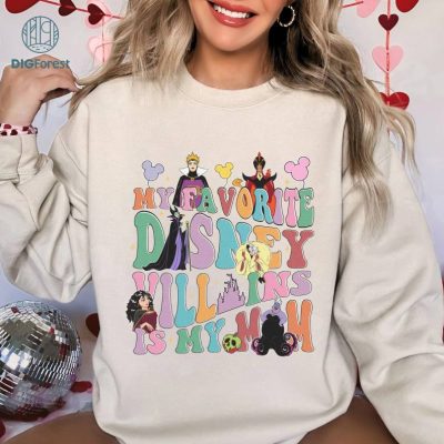 Disney My Favorite Villains is My Mom Shirt, Disneyland Mother's Day Shirt, Female Villains Mom Gifts, WDW Disneyland Girl Trip Bad Witches Club Disney My Favorite Villains is My Mom Shirt, Disneyland Mother's Day Shirt, Female Villains Mom Gifts, WDW Disneyland Girl Trip Bad Witches Club