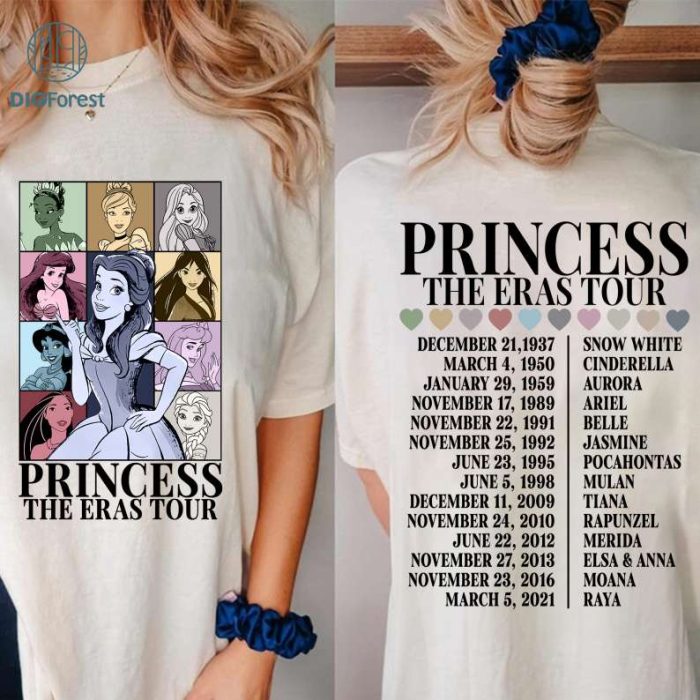 Disney Belle Princess The Eras Tour Png Sublimation Design, Princess Characters PNG, Princess Tour PNG , Disneyland Princess Png, Girl Trip Shirt