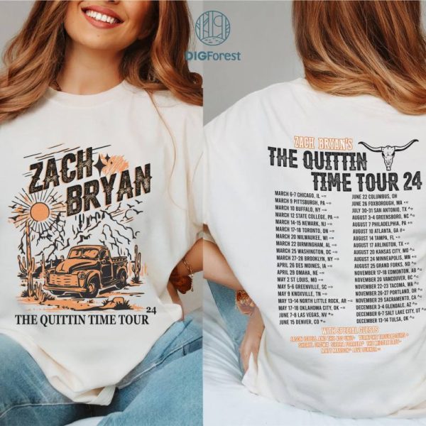 Zach Bryan The Quittin Time Png, American Heartbreak Tour 2024 Png, Zach Bryan Tour 2024 Png, Zach Bryan Tracklist Png, Country Music Png