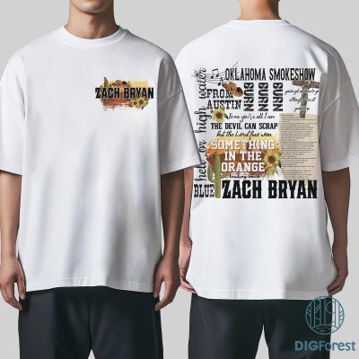 Zach Bryan Quittin Time Tour 2024 Shirt | Country Music Fan Tee | American Heartbreak Digital Download