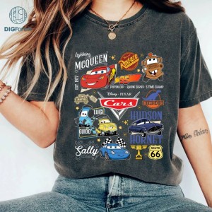 Disneyland Cars Movie Shirt, Disney Sally Cars Shirt, Cars Land Shirt, Pixar Cars Shirt, Cars Movie Shirt, Lightning McQueen Shirt, Piston Cup