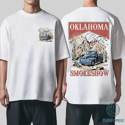 Zach Bryan Vintage Shirt | Oklahoma Smokeshow PNG | American Heartbreak Tour Tee | Country Music Western Shirt PNG