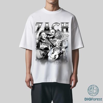 Retro Zach Bryan Bootleg Shirt | Vintage Zach Bryan Tour 2024 PNG | American Heartbreak Country Music Shirt | Western PNG Tee