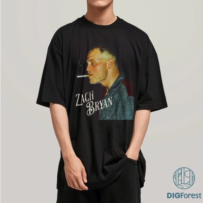 Zach Bryan Country Music Shirt | Vintage Zach Bryan Tour 2024 PNG | Zach Bryan Tracklist PNG | Western Country Gift for Fan