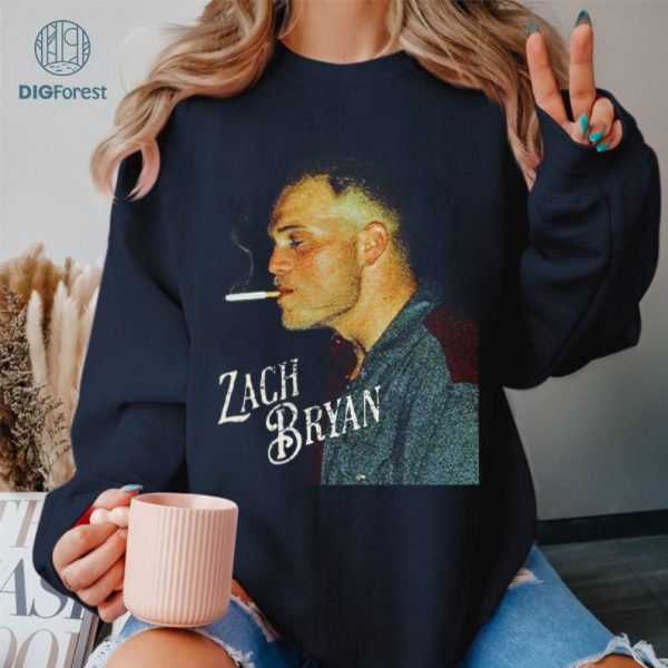 Zach Bryan Country Music Shirt, Vintage Zach Bryan Tour 2024 PNG, Zach Bryan Tour 2024 Png, Zach Bryan Tracklist PNG, Gift for Fan