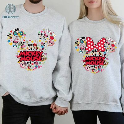 Disney Mickey & Minnie Ears Shirt, Disneyland Couple Sweatshirt, Mickey Mouse Shirt, Minnie Mouse Shirt, Couple Matching Tee, Disneytrip Shirt Disney Mickey & Minnie Ears Shirt, Disneyland Couple Sweatshirt, Mickey Mouse Shirt, Minnie Mouse Shirt, Couple Matching Tee, Disneytrip Shirt