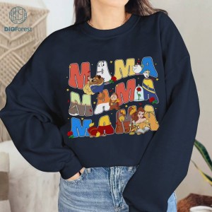 Disneyland Mama Beauty And The Beast Shirt, Disney Belle Princess Mother Day Tees, Disneyland Mom Shirt, Disneyworld Gift For Mom Shirt