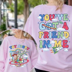 Disney You've Got A Friend In Me Shirt, Toy Story Vintage Png, Family Vacation, Magical Kingdom, Vacay Mode, Disneyland Friendship, Digital Download