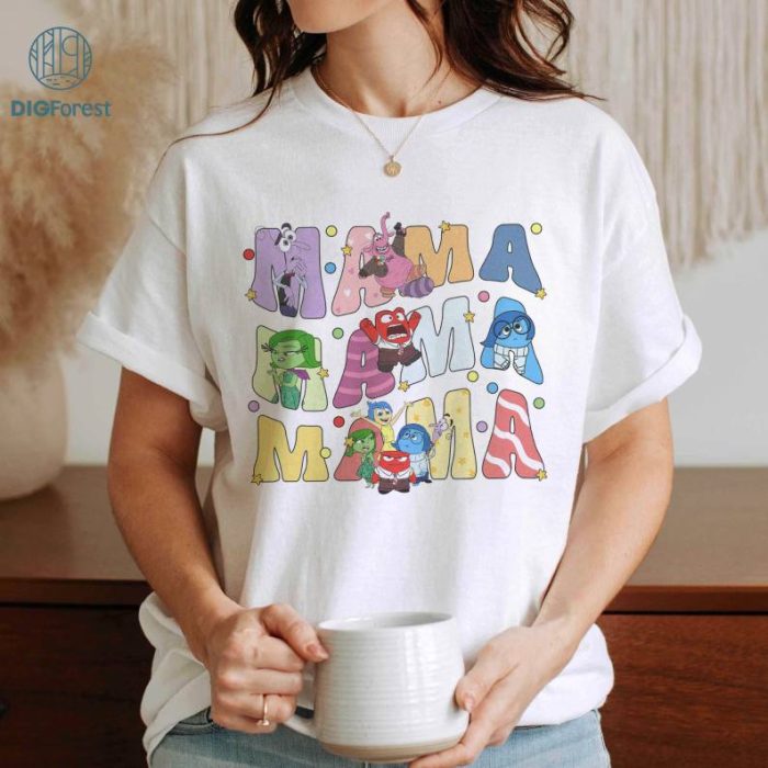 Disneyland Mama Inside Out Shirt, Disney Inside Out Mom Shirt, Disneyworld Mother Day Shirt, Gift For Mom Shirt, Disneyland Inside Out Vacation Tee