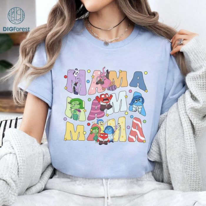 Disneyland Mama Inside Out Shirt, Disney Inside Out Mom Shirt, Disneyworld Mother Day Shirt, Gift For Mom Shirt, Disneyland Inside Out Vacation Tee