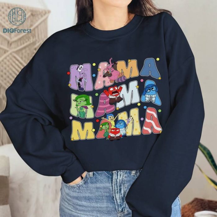 Disneyland Mama Inside Out Shirt, Disney Inside Out Mom Shirt, Disneyworld Mother Day Shirt, Gift For Mom Shirt, Disneyland Inside Out Vacation Tee