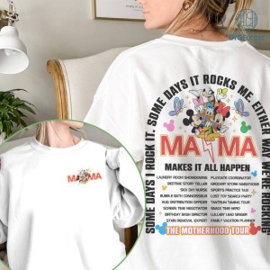 Disney Mickey and Friends Mama Rock Tour Mother Day Shirt, Mickey Mama Tour Shirt, Funny Motherhood Shirt, Disneyland Mothers Day Gift