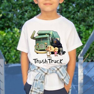 Trash Truck Birthday Tee, Trash Truck Shirt, Trash Truck Family Shirts, Birthday Gift, Trash Truck Party Theme Shirt, Trash Truck and Hank