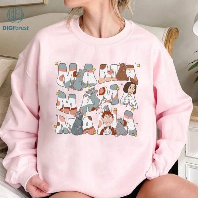 Disney Ratatouille Mama Shirt | Remy Little Chef Mama Sweatshirt | Disneymom Shirt | Disneyworld Mama | Mothers Day Shirt | Mom Gift