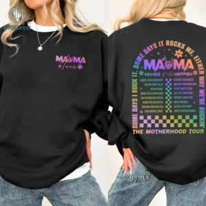 The Mama Tour Shirt | Motherhood Shirt | Some Days I Rock It Retro Mama Shirt, Mother's Day Gift, Mama Rock Tour Tee, Mom Gift