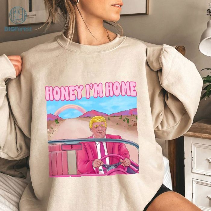 Trump Baby I'm Home, Daddy's Home Shirt, Trump 2024 Shirt, Funny Trump Shirt, Republican Gifts, President 2024 Shirt, Trump