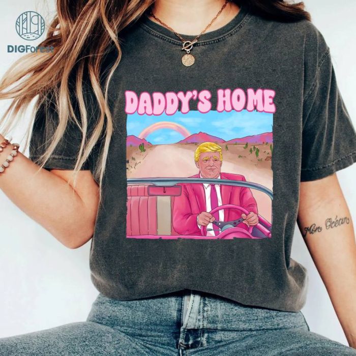 Daddys Coming Home Shirt, Trump 2024 Shirt Get In Losers, Trump Sweatshirt, Republican Sweatshirt, Political Sweatshirt, Mug Shot, Trump