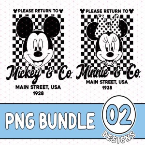 Disney Mickey Minnie and Co Png, Please Return To Mickey Co Main Street USA, Disneyland Couple, Family Vacation, DisneyTrip 2024, Digital Download