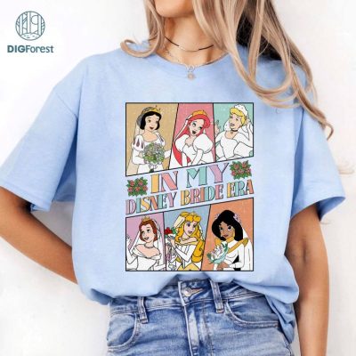 Disney In My Bride Era Disneyworld Princess Bachelorette Party Shirt WDW Disneyland Castle Princess Bride To Be Bridesmaid Group Shirt Disney In My Bride Era Disneyworld Princess Bachelorette Party Shirt WDW Disneyland Castle Princess Bride To Be Bridesmaid Group Shirt