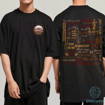 Retro Zach Bryan Tracklist Shirt | Zach Bryan Country Music Tour 2024 PNG | Vintage Western Graphic Tee | Unisex Fan Gift Shirt