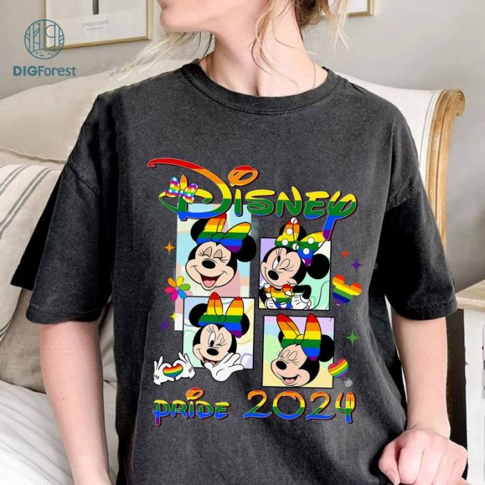 Disney Mickey Mouse LGBT Pride 2024 Shirt, Mickey Gay Days Orlando Shirt, Disneyland Pride 2024 Shirt, Rainbow Pride Lesbian Gay Gifts