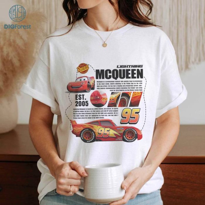 Disney Lightning McQueen Fan tee, Cars Movie Lightning Mcqueen Shirt, Limited McQueen Shirt, Cars Movie, McQueen And Sally Shirt, Vintage Car Tee