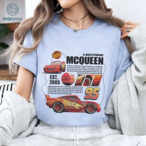 Disney Lightning McQueen Fan tee, Cars Movie Lightning Mcqueen Shirt, Limited McQueen Shirt, Cars Movie, McQueen And Sally Shirt, Vintage Car Tee