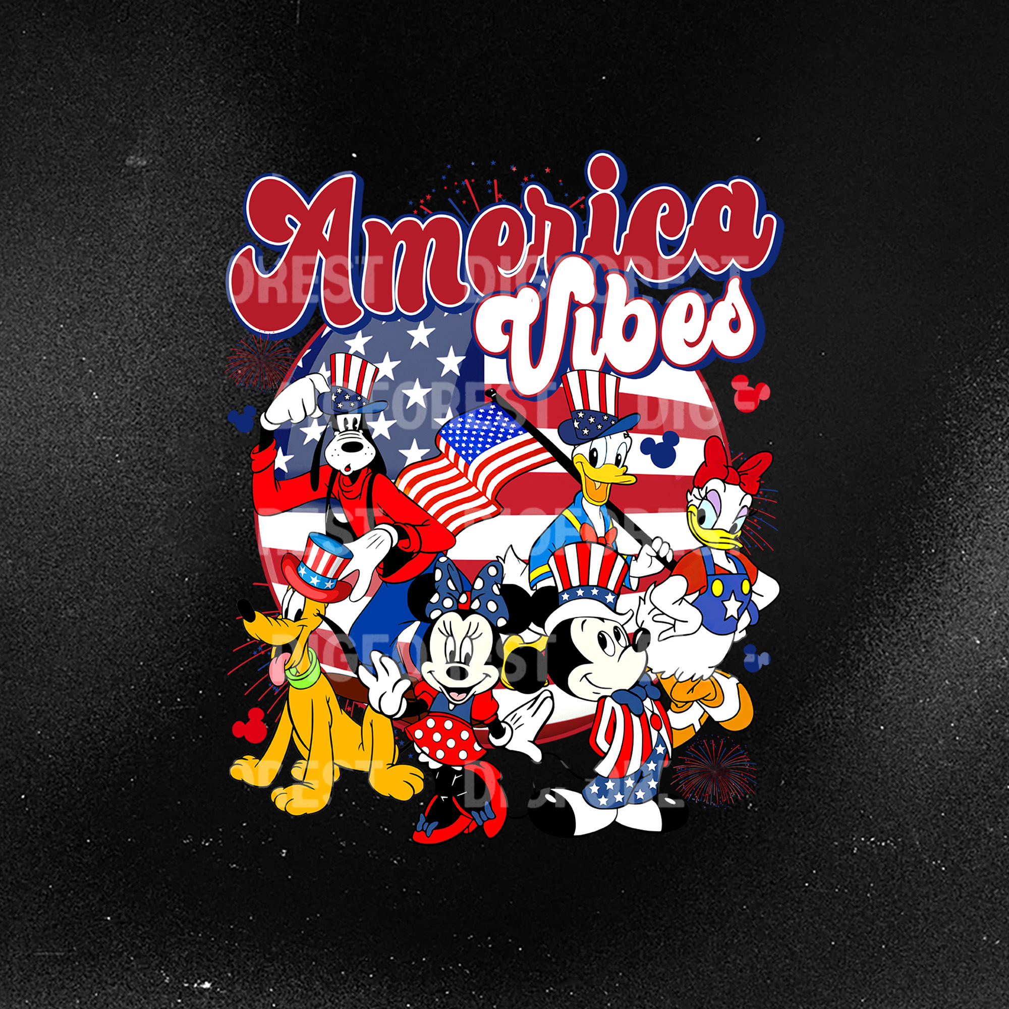 Mickey and Friends 4th of July Shirt | Patriotic Disney Independence Tee | America Vibes Shirt Mickey and Friends 4th of July Shirt | Patriotic Disney Independence Tee | America Vibes Shirt