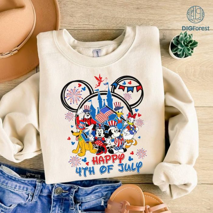 Disney Mickey and Friends America Vibes Shirt, 4th Of July Shirt, Independence Shirt, Freedom Shirt, Patriotic Shirt,Disneyland America Vibes Shirt