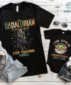Starwars Dadalorian The Child Bundle, Fathers Day Gift T-shirt, Starwars Dad Son Shirt, Disneyland Family 2024 Shirt, Father and Son Shirt