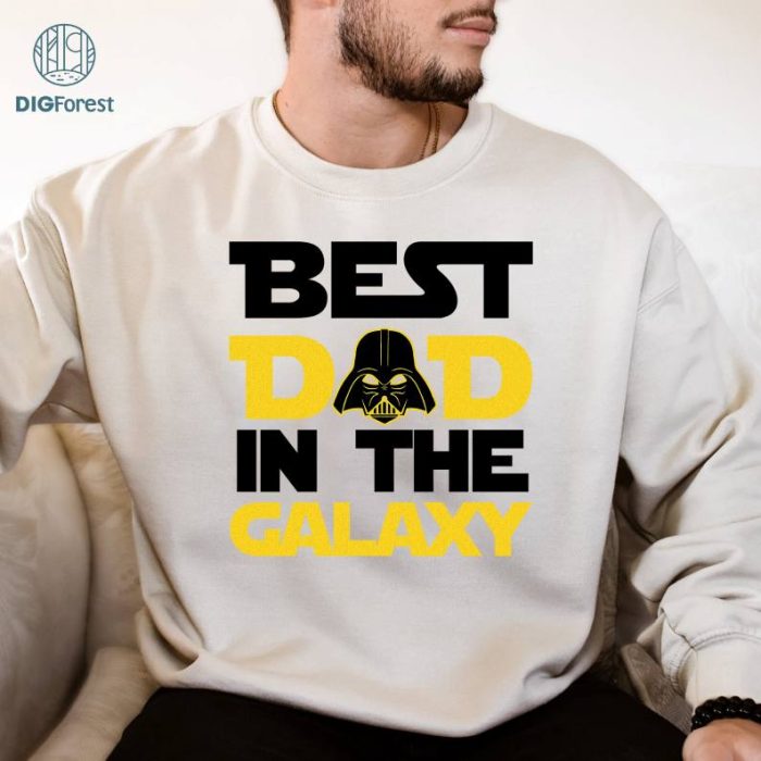 Best Dad In The Galaxy Shirt, Dad T-shirt Gift for New Dad, New Dad Birthday, Father's Day Best Galaxy Shirt, Galaxy Shirt, Gift for dad