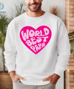 World Best Papa Shirt, World's Best PaPa, Papa Shirt, Fathers Day Tee, Best Papa Gift Shirt, World Best Papa, Groovy Heart Tee, Groovy Vibes